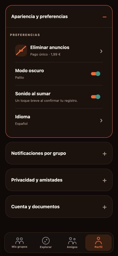 Preferencias, privacidad y notificaciones